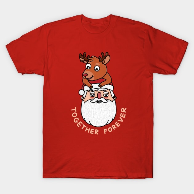 Best Friends For Christmas T-Shirt by bohsky